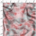 thumbnail image 2 of Soimoi Poly Canvas Red Fabric By the Yard - 56 Inch Wide - Sparkle Tie & Dye Botanical - Nature's Enhanced with Sparkle Tie & Dye Patterns Printed Fabric, 2 of 6