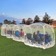 thumbnail image 3 of EighteenTek Pod Tienda de campaña deportiva para todo tipo de clima con suelo sellado – Refugio instantáneo – Tienda de campaña de burbujas al aire libre para 1-6 personas – Tienda de lluvia para acam, 3 of 5