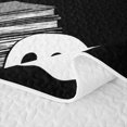 thumbnail image 5 of Manfei Classic Halloween Pumpkin Lantern Twin Quilt Set,Watercolor Thanksgiving Print Twin Coverlet Set,Halloween Reversible,2 Pieces,1 Bedspread and 1 Pillowcase, 5 of 7
