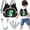 Black/Cute Tyrannosaurus Rex, variant on Toddler Harness & Leash + Anti-Lost Wrist Link; Cute Deer-Themed Harness & Leash; Foldable Toddler Walking Harness with Breathable Pocket and Wrist Link Safety Tether.