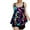 A-Multicolor, variant on ZQUUVOU Women's Tankini Set Split Casual Athletic Tummy Control Swimsuit (A-Multicolor,XL)