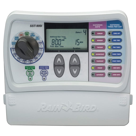 Rain Bird SST900I Simple to Set Indoor Timer, 9-Zone Discontinued by Manufacturer; replaced by SST900IN