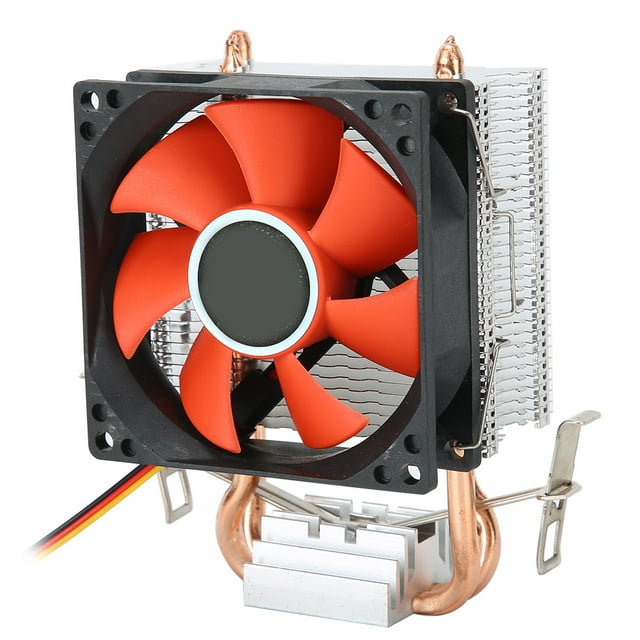 Mini refrigerador de cpu de Bajo Ruido, 2 pinzas de calor CPU Disipador de calor 1155intel para 775amd
