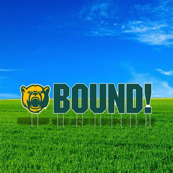Color Shock Products School BOUND Mascot Yard Sign Set compatible with Baylor University