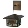 thumbnail image 3 of Meyda Tiffany 30603 Oak Designs 10" Wide 1 Light Wall Sconce - Copper, 3 of 5