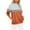 Orange, variant on AOOCHASLIY Women's 2023 Sweatshirt Women's Fashion Pullover Round-Neck Long Sleeve Color Blouses Sweater Tops