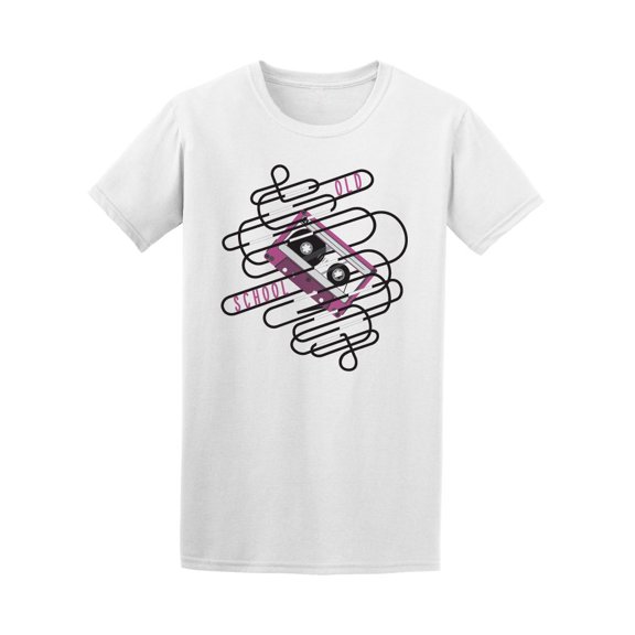 Cool Retro Old School Cassette Tee Men's -Image by Shutterstock