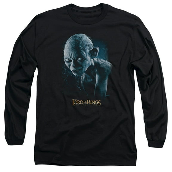 Lord of the Rings Sneaking Long Sleeve Adult 18/1 T-Shirt Black