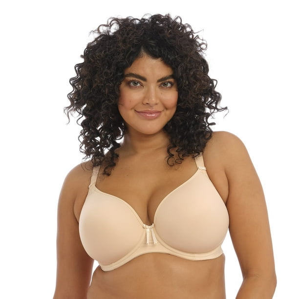 Elomi Womens Bijou Underwire Banded Moulded Bra, 36H, Sand 