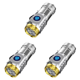 thumbnail image 1 of Linterna LED brillante tipo C recargable de 5 modos Linterna impermeable Plata, 1 of 6