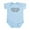 Sky Blue, variant on CafePress - Poppi Wrapped Infant Bodysuit - Baby Light Bodysuit, Size Newborn - 24 Months