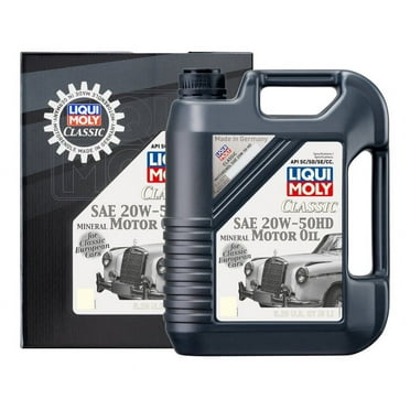 LIQUI MOLY 5L Classic Motor Oil SAE 20W50 HD - Case of 4