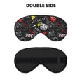 thumbnail image 2 of PAYOHTO Music Rock Soft Sleep Mask Comfort Pure Silk Eye Cover for Travel Office Camping, 2 of 7