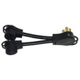 thumbnail image 2 of Valterra A10-50X30Y Mighty Cord 12" Adapter Cord with Handle - 50AM to 30AF x 2-Y, Red, 2 of 3