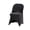 Black, variant on Muka Folding Chair Covers, Stretch Spandex Banquet Chair Cover for Wedding Event Party-Black