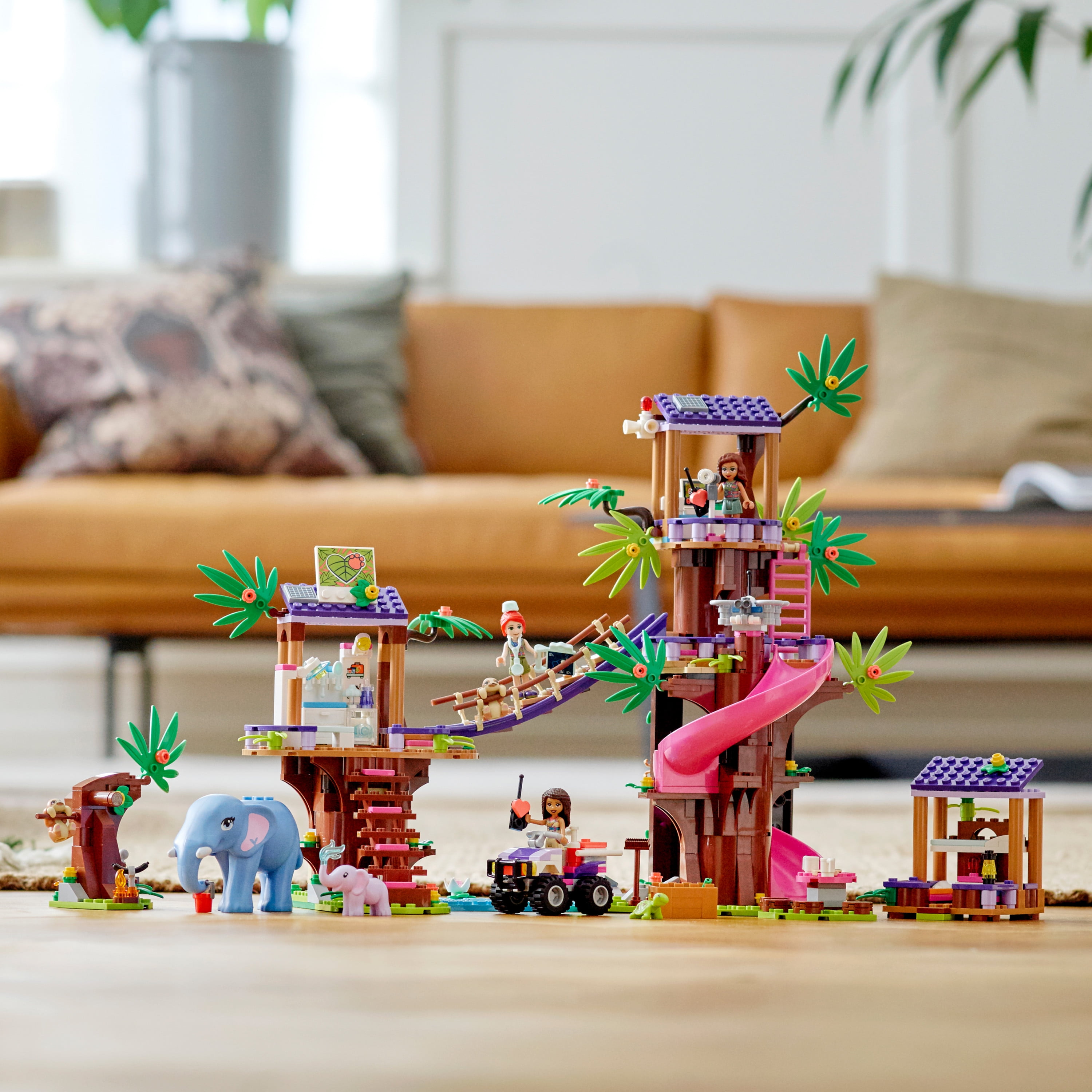 LEGO Friends Jungle Rescue Base 41424; Animal Rescue Playset Inspires Creative Play and Has a Jungle Tree Sanctuary (648 - Walmart.com