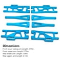 thumbnail image 3 of RC Car Shock Mount Kit Replacing Part DIY Repairing Front Bumper Upgraded Automobile Replacement for WLtoys 144010 144001 144002 Red, 3 of 7