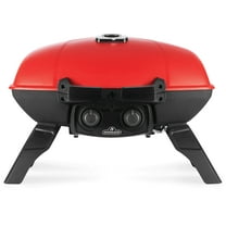 Napoleon TravelQ 285 sq. in. Portable Propane Gas Grill with Griddle in Red