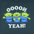 thumbnail image 2 of Toy Story T-Shirt Men's Oooh Yeah Green Alien Design Adult Short Sleeve Tee, 2 of 5