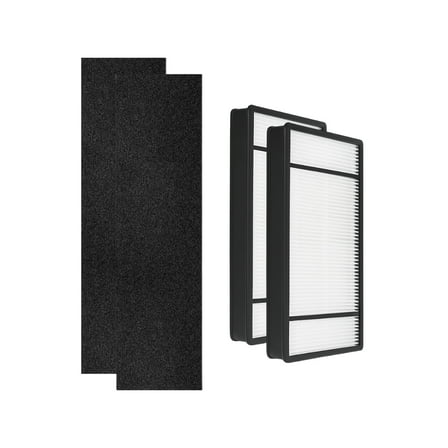 Nispira 2 True HEPA 2 Carbon Pre Filter H / B for Honeywell Air Purifier HPA050 /150 HPA060 /160 HHT055 /155