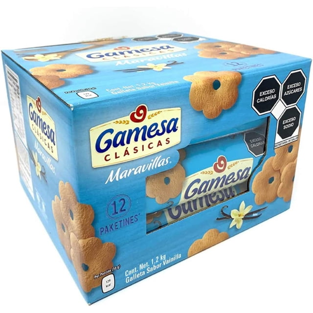 galletas gamesa maravillas | 12 paketines 1.2kg | pan | candy | cafe | leche | chocolates | snack | butter Maravillas 2R-2VKL-RBQ2