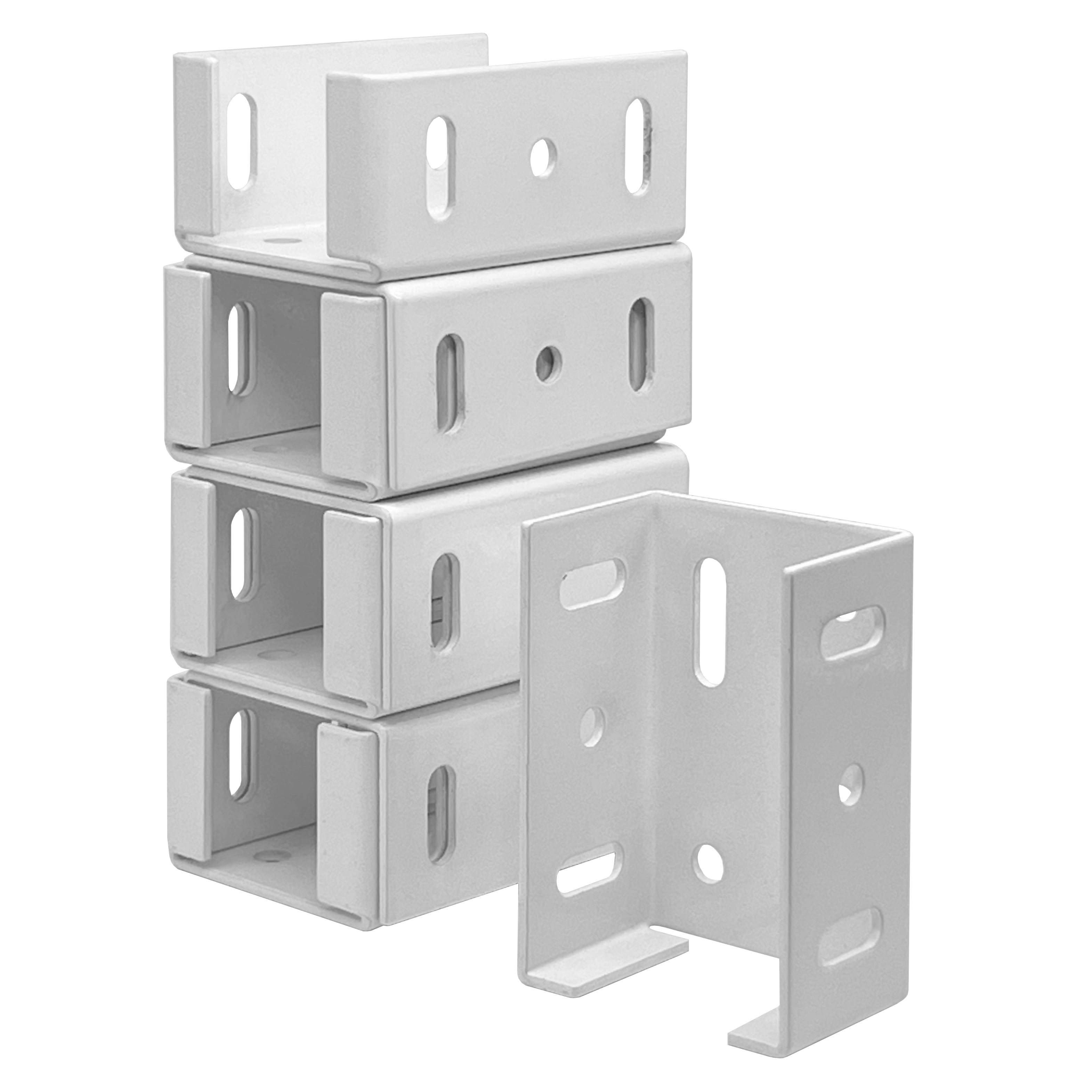 OHIY Brackets for Vinyl Fencing, Heavy Duty, Aluminum, Fence Bracket