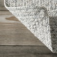 thumbnail image 2 of nuLOOM Wynn Braided Indoor/Outdoor Runner Rug, 2' 6" x 16', Ivory, 2 of 9