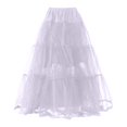 thumbnail image 4 of EHRWE Women's Skirt Big Swing Long Boneless Skirt Half Shag Petticoat Festival Party Skirt, 4 of 4