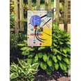thumbnail image 2 of KDAGR Beige Artistic Abstract Light Inspired by The Painter Kandinsky Blue Garden Flag Decorative Flag House Banner 12x18 inch, 2 of 2