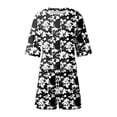 thumbnail image 4 of Icvfdpl Womens Pajamas Ladies Fashion Solid Color Loose Shorts Set Nightwear L, 4 of 7