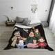 thumbnail image 5 of Manta de franela súper suave Gravity Falls tamaño Queen para cama, manta acogedora, para cama, sofá, sillón, viajes, camping, manta de 60 x 80 pulgadas, 5 of 8