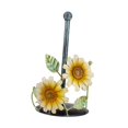 thumbnail image 1 of Servilleteros de girasol perfecl Soporte para rollo de papel de hierro Amarillo verde, 1 of 8