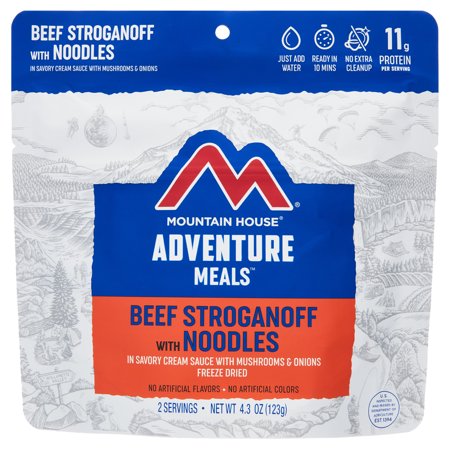 UPC: 0041133551496 | Mountain House Beef Stroganoff w/Noodles Freeze-Dried Food 2 Servings