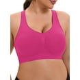thumbnail image 5 of OWLCE Women's Wireless Bra Comfort  up to 44DD  No Underwire Unlined Cami Bra Seamless  Sports Bra  Valentine's Day  live  Breathable Daily Wear, 5 of 6