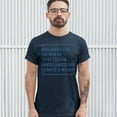 thumbnail image 3 of Tee Hunt Irregardless Is Not a Word T-shirt Funny English Grammar Men's Tee, Navy Blue, XX-Large, 3 of 5