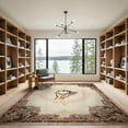 thumbnail image 2 of ODIKA Vintage Men Graphic Is Cartoon Novelty Motif Aesthetic Chrome Flowing Dynamic Non-Slip Chair-Friendly for Dining Room, Basement, Large Office, 2 of 7