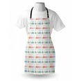 thumbnail image 3 of Giraffe Apron Abstract Dotted Animal Bodies with Long and Wavy Necks African Fauna Inspired Art, Unisex Kitchen Bib Apron with Adjustable Neck for Cooking Baking Gardening, Multicolor, by Ambesonne, 3 of 3