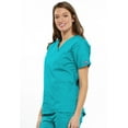 thumbnail image 3 of Cherokee V-Neck Scrub Top for Women with 3 Pockets & Dolman Sleeve - 4700, 3 of 6