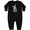 AB-Black, variant on Inktastic Curious Rhinos Baby Fleece Romper