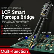 Electronic Smart Tweezers, Digital Forceps Bridge Multimeter With Auto Range, OLED Display, Type-C Charging - For Measuring Resistance, Capacitor, Inductance, Diode, Buzzer