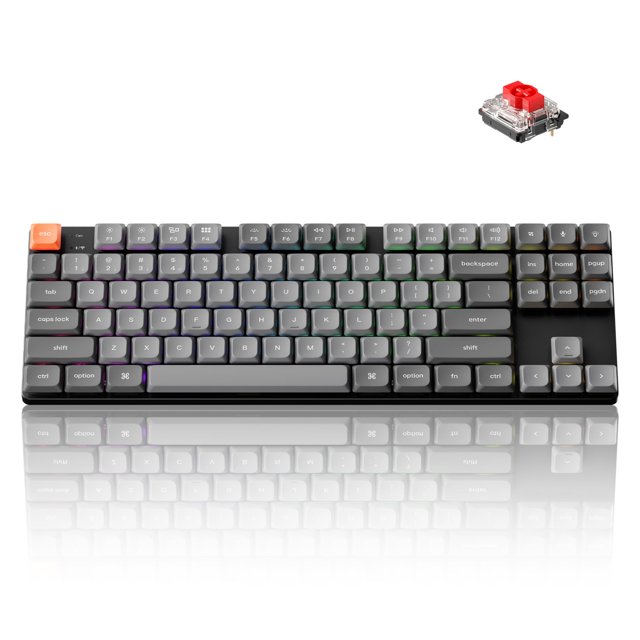 Teclado Keychron K1 Max inalámbrico TKL RGB intercambiable en caliente