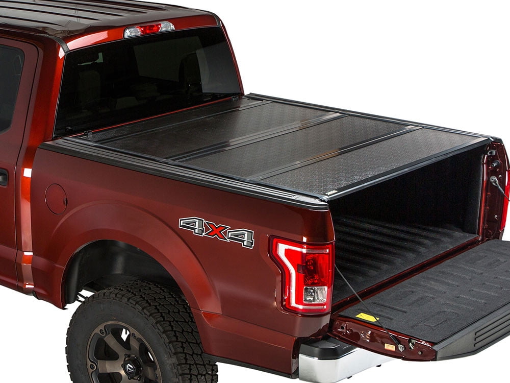 Gator Fx Hard Folding Tonneau Truck Bed Cover 2004 2014 Ford F150 5 5 Ft Bed Walmart Com Walmart Com