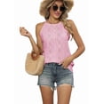thumbnail image 2 of Camiseta Sin Mangas con Cuello Alto y Cuello Halter, Color Rosa XXL, 2 of 8
