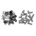 thumbnail image 1 of 200 Pieces Metal Bra Strap Adjustment Slider Fig 8 9 Making 20mm, 1 of 8