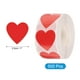 thumbnail image 2 of Etiquetas en forma de corazón de vinilo autoadhesivas Uxcell de 1 pulgada para tienda, hogar y oficina, 500 piezas rojas, 2 of 6