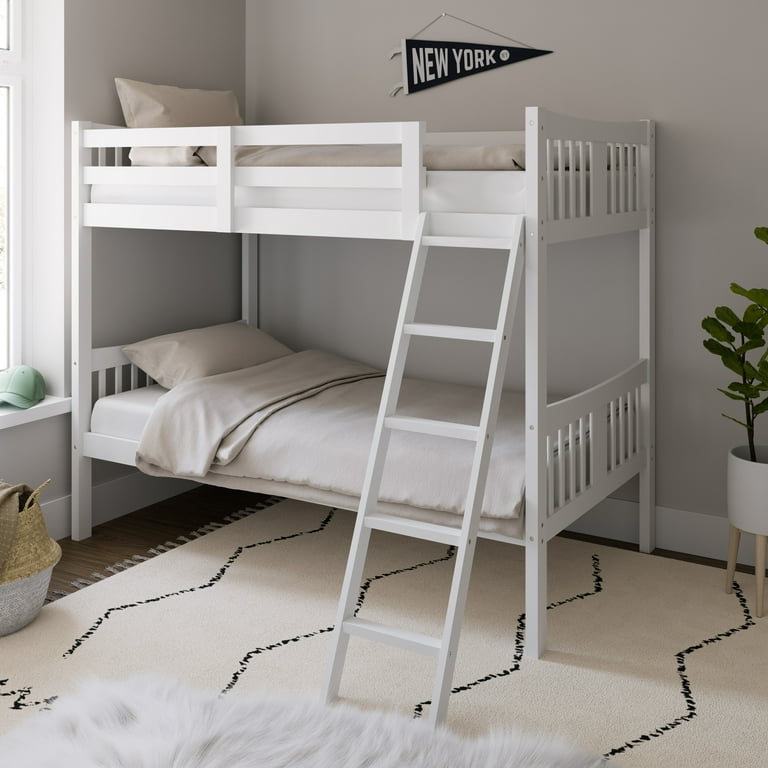 Storkcraft Caribou Twin Bunk Bed White Walmart