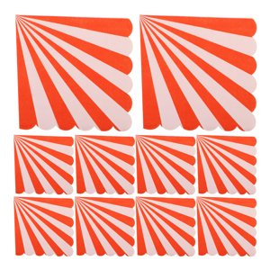 Phenofice 16pcs Striped Hand Towels Paper Multi Colored for Guests at Party Occasion