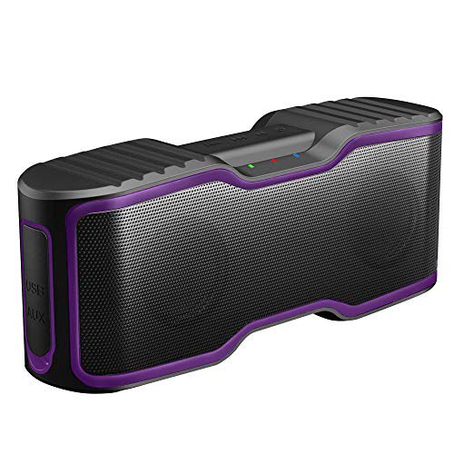 Bocina inalámbrica Aomais Sport II bluetooth -negro/morado