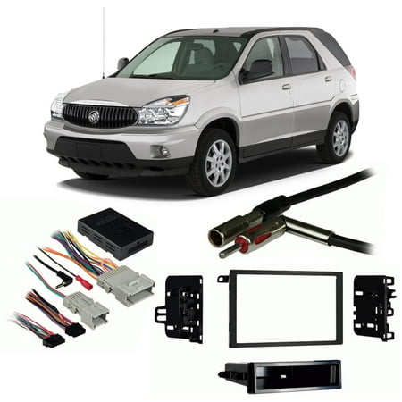 Buick Radio - Fits Buick Rendevous 02-07 Double DIN Stereo Harness Radio Install Dash Kit