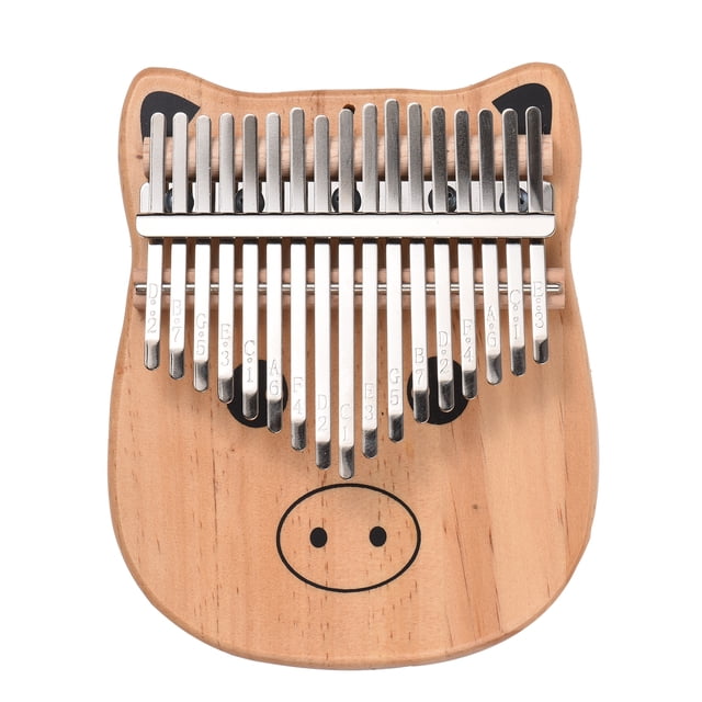 Amdohai Piano Kalimba Portable à 17 Touches en Pin avec Sac de Transport pour Accordage